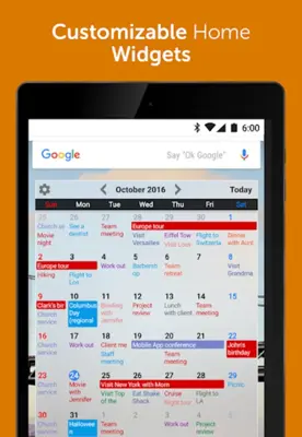 Calendar+ android App screenshot 1