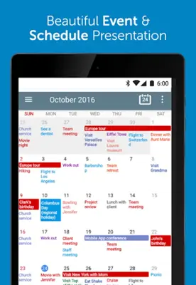 Calendar+ android App screenshot 2